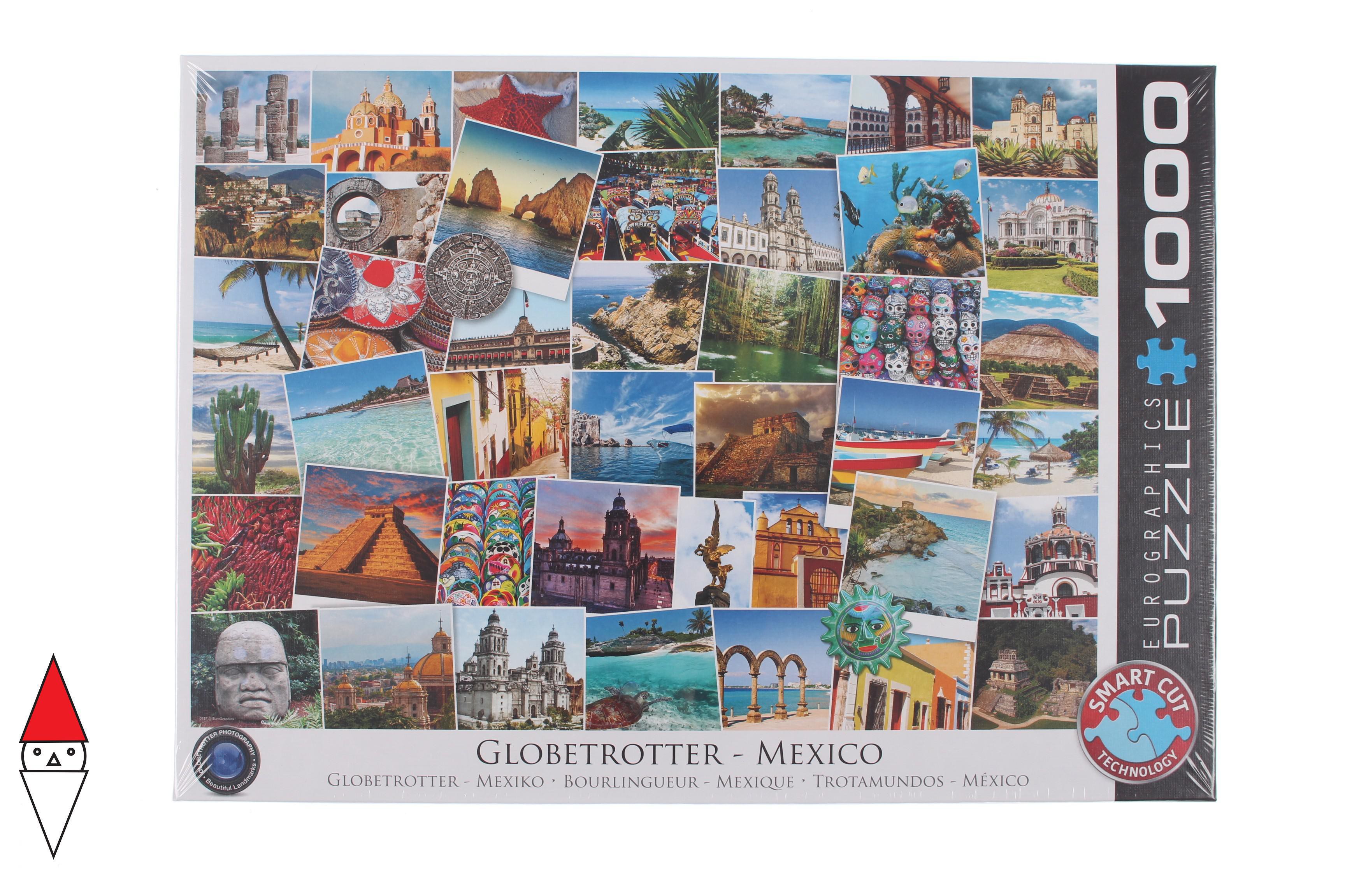 EuroGraphics Smart Cut Puzzle Puzzle 1000 Pièces Globetrotter France Eurographics Puzzle