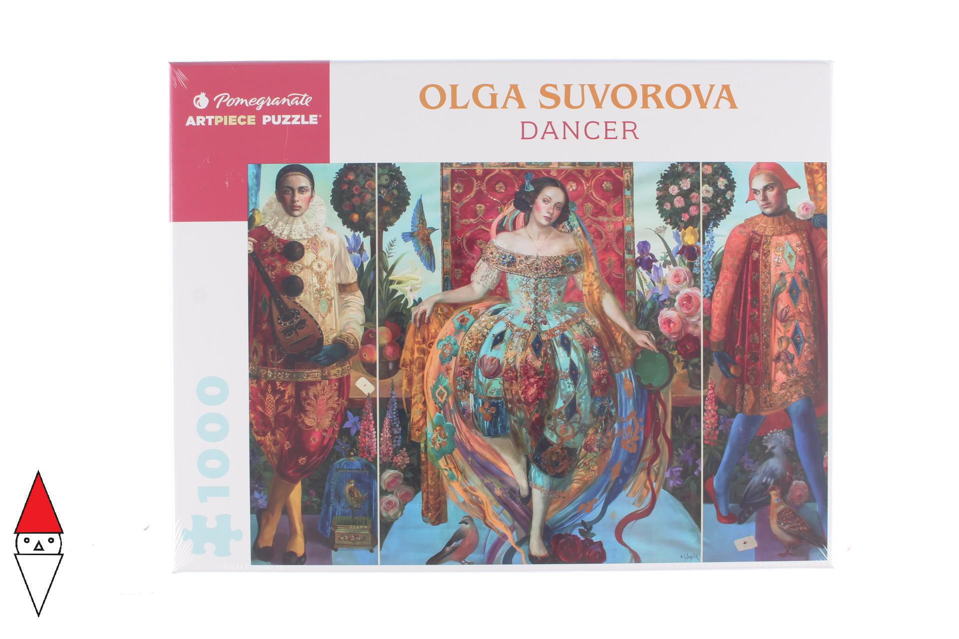 Pomegranate Puzzle Olga Suvorova 'The Tamer': 1000 Pezzi Di Alta Qualità, 51x74 Cm, Arte Ispirata A Klimt E Icone Russe