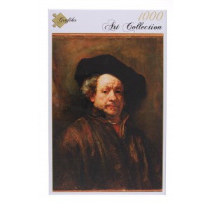 GRAFIKA, , , PUZZLE ARTE GRAFIKA REMBRANDT AUTORITRATTO 1660 PITTURA FIAMMINGA 1000 PZ