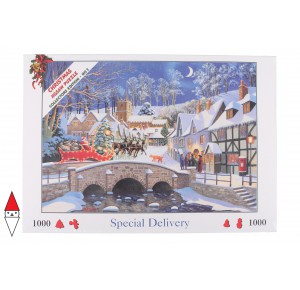 THE HOUSE OF PUZZLES, , , PUZZLE TEMATICO THE HOUSE OF PUZZLES NATALE SPECIAL DELIVERY 1000 PZ