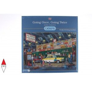 GIBSONS, , , PUZZLE TEMATICO GIBSONS NEGOZI GOING ONCE GOING TWICE 1000 PZ