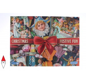 GIBSONS, , , PUZZLE TEMATICO GIBSONS NATALE CHRISTMAS FESTIVE FUN 1000 PZ