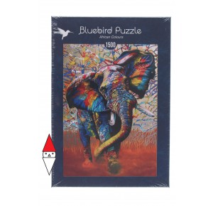 BLUEBIRD, , , PUZZLE ANIMALI BLUEBIRD ELEFANTI AFRICAN COLOURS 1500 PZ