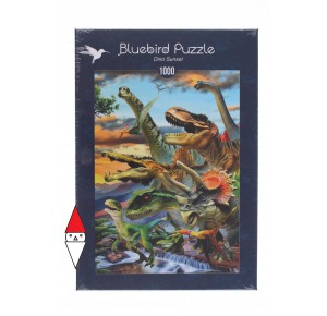 BLUEBIRD, , , PUZZLE ANIMALI BLUEBIRD DINOSAURI DINO SUNSET 1000 PZ