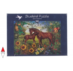 BLUEBIRD, , , PUZZLE ANIMALI BLUEBIRD CAVALLI SPIRIT OF SUMMER 1000 PZ