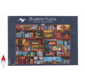 BLUEBIRD, , , PUZZLE OGGETTI BLUEBIRD LIBRERIA THE LIBRARY THE TRAVEL SECTION 1000 PZ