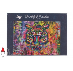 BLUEBIRD, , , PUZZLE ANIMALI BLUEBIRD TIGRI WONDERFUL TIGER 1000 PZ