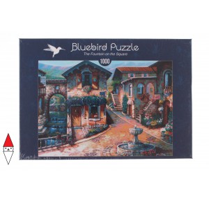 BLUEBIRD, , , PUZZLE PAESAGGI BLUEBIRD VILLAGGI THE FOUNTAIN ON THE SQUARE 1000 PZ