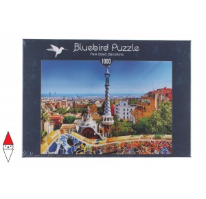 BLUEBIRD, , , PUZZLE PAESAGGI BLUEBIRD CITTA PARK GUELL, BARCELLONAEUR 1000 PZ