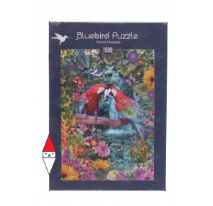 BLUEBIRD, , , PUZZLE ANIMALI BLUEBIRD PAPPAGALLI PARROT PARADISE 1500 PZ