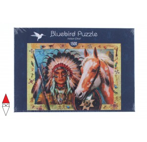 BLUEBIRD, , , PUZZLE TEMATICO BLUEBIRD INDIANI INDIAN CHIEF 1500 PZ