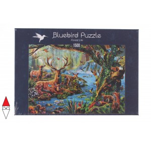 BLUEBIRD, , , PUZZLE ANIMALI BLUEBIRD FORESTA FOREST LIFE 1500 PZ