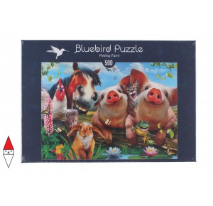 BLUEBIRD, , , PUZZLE ANIMALI BLUEBIRD ANIMALI VARI PETTING FARM 500 PZ