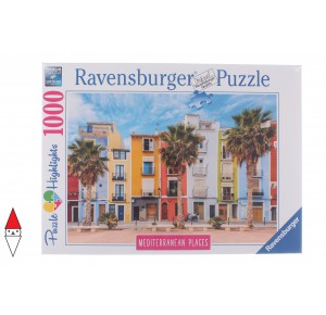 RAVENSBURGER, , , PUZZLE PAESAGGI RAVENSBURGER MARE MEDITERRANEAN SPAIN 1000 PZ