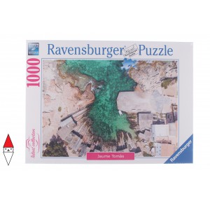 RAVENSBURGER, , , PUZZLE PAESAGGI RAVENSBURGER MARE FORMENTERA CALO DE SANT AGUSTIN 1000 PZ