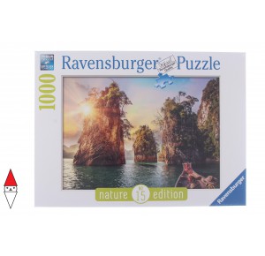 RAVENSBURGER, , , PUZZLE PAESAGGI RAVENSBURGER ROCCE DI CHEOW LAN 1000 PZ