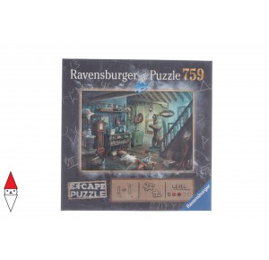 RAVENSBURGER, , , PUZZLE TEMATICO RAVENSBURGER ESCAPE LA CANTINA DEGLI ORRORI 759 PZ