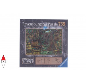 RAVENSBURGER, , , PUZZLE TEMATICO RAVENSBURGER ESCAPE IL TEMPIO 759 PZ