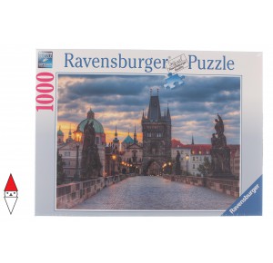 RAVENSBURGER, , , PUZZLE PAESAGGI RAVENSBURGER THE WALK ACROSS THE CHARLES BRIDGE PRAGA 1000 PZ