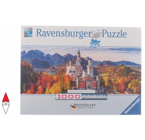 RAVENSBURGER, , , PUZZLE EDIFICI RAVENSBURGER CASTELLO DI NEUSCHWASTEIN PANORAMA 1000 PZ