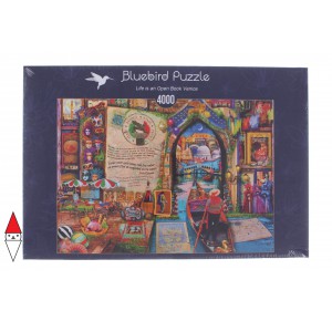 BLUEBIRD, , , PUZZLE TEMATICO BLUEBIRD CITTA LIFE IS AN OPEN BOOK VENEZIA 4000 PZ