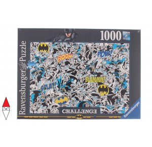 RAVENSBURGER, , , PUZZLE GRAFICA RAVENSBURGER FUMETTI CHALLENGE BATMAN 1000 PZ