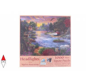 SUNSOUT, , , PUZZLE PAESAGGI SUNSOUT FIUMI E CASCATE HEADLIGHTS 1000 PZ