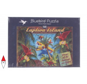 BLUEBIRD, , , PUZZLE ANIMALI BLUEBIRD PAPPAGALLI PARROT PALM CLIPPER 1500 PZ