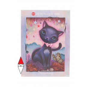 HEYE, , , PUZZLE ANIMALI HEYE GATTI DREAMING BLACK KITTY 1000 PZ