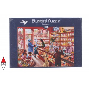 BLUEBIRD, , , PUZZLE TEMATICO BLUEBIRD NEGOZI SWEETSHOP 1000 PZ