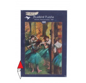 BLUEBIRD, , , PUZZLE ARTE BLUEBIRD IMPRESSIONISMO DEGAS DANCERS PINK AND GREEN 1890 1000 PZ