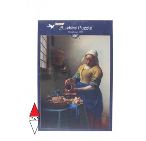 BLUEBIRD, , , PUZZLE ARTE BLUEBIRD JOHANNES VERMEER THE MILKMAID 1658-1661 3000 PZ