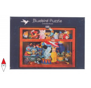 BLUEBIRD, , , PUZZLE OGGETTI BLUEBIRD GIOCATTOLI CROWDED HOUSE 1000 PZ