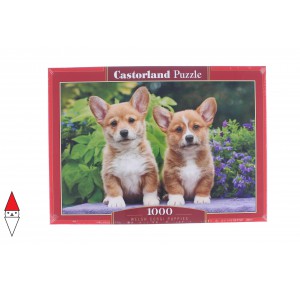 CASTORLAND, , , PUZZLE ANIMALI CASTORLAND CANI WELSH CORGI PUPPIES 1000 PZ