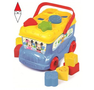 CLEMENTONI, , , PRIMA INFANZIA CLEMENTONI BABY MICKEY BUS INSERIMENTO FORME