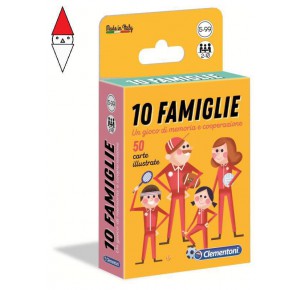 CLEMENTONI, , , CARTE DA GIOCO CLEMENTONI CARTE 10 FAMIGLIE