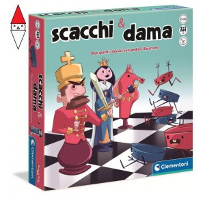 CLEMENTONI, , , GIOCO DA TAVOLO CLEMENTONI DAMA E SCACCHI