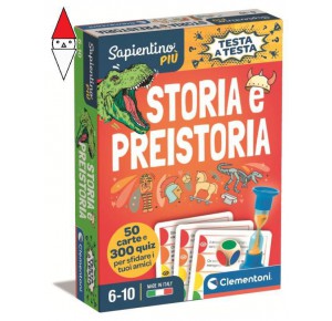 CLEMENTONI, , , GIOCO EDUCATIVO CLEMENTONI TESTA A TESTA - STORIA E PREISTORIA