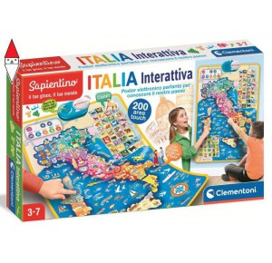 CLEMENTONI, , , GIOCO EDUCATIVO CLEMENTONI MAPPA ITALIA INTERATTIVA