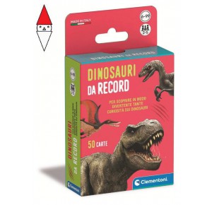 CLEMENTONI, , , CARTE DA GIOCO CLEMENTONI CARTE DINOSAURI DA RECORD