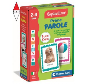 CLEMENTONI, , , GIOCO EDUCATIVO CLEMENTONI MONTESSORI FLASHCARDS PRIME PAROLE