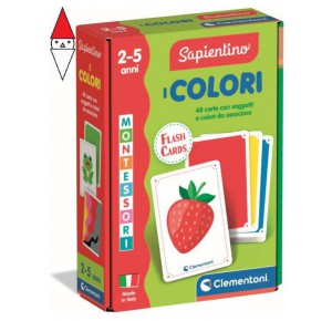 CLEMENTONI, , , GIOCO EDUCATIVO CLEMENTONI MONTESSORI FLASHCARDS I COLORI