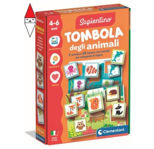 CLEMENTONI, , , GIOCO EDUCATIVO CLEMENTONI TOMBOLA DEGLI ANIMALI