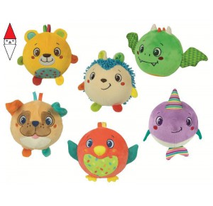 CLEMENTONI, , , PRIMA INFANZIA CLEMENTONI SQUEEZE AND ROLL SOFT ANIMALS (ESP 24 PZ)