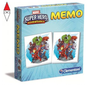 CLEMENTONI, , , GIOCO DA TAVOLO CLEMENTONI MEMO GAMES SUPER HERO ADVENTURES