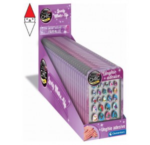 CLEMENTONI, , , GIOCO DI IMITAZIONE CLEMENTONI CRAZY CHIC UNGHIE ADESIVE FARFALLE