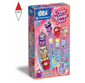 CLEMENTONI, , , GIOCO EDUCATIVO CLEMENTONI IDEA MINI LAB PENNE MESSAGE FEELINGS