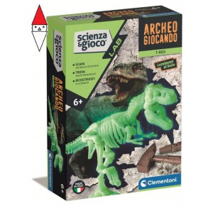 CLEMENTONI, , , GIOCO EDUCATIVO CLEMENTONI ARCHEOGIOCANDO T-REX