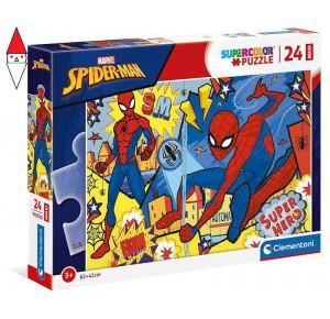 CLEMENTONI, , , PUZZLE CLEMENTONI PUZZLE 24 MAXI SPIDER MAN