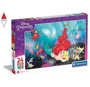 CLEMENTONI, , , PUZZLE CLEMENTONI PUZZLE 24 MAXI LITTLE MERMAID